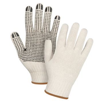 Gants en Tricot Piqué Lourd Jauge 7 Poly/Coton Grand