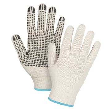 Gants tricotés en fil piqué épais jauge 7 Poly/Coton T-Grand