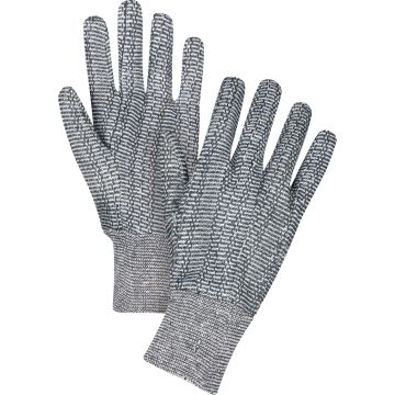 Jersey Gloves, Large, Salt & Pepper, Unlined, Knit Wrist — Size: Large, Colour: Salt & Pepper, Inner Lining: Unlined — Supply
