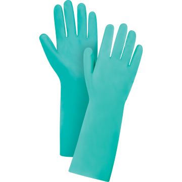 Diamond-Grip Chemical-Resistant Gloves,13" L, Nitrile, 22-mil — Supply Solution