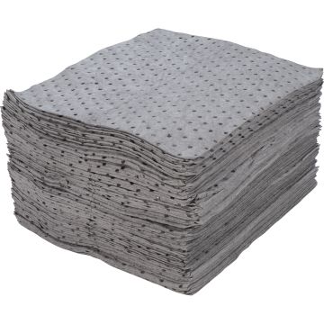 Tampons absorbants universels à fibres fines de qualité supérieure, 15 po x 17 po, 25 gal.