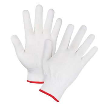 Gants tricotés sans couture, polyester, jauge 15, pour femmes