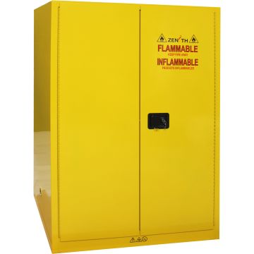 90 Gal Flammable Liquid Storage Cabinet, 2-Door, 43" W