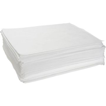 Tampons absorbants en polypropylène soufflé-fondu pour hydrocarbures seulement, 15" x 19", 12 gal