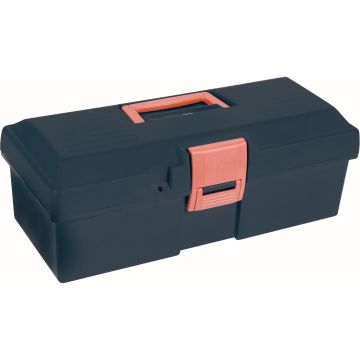 Heavy-Duty 15" Black Polypropylene Tool Box — Overall Depth: 7", Overall Height: 5-1/2", Overall Width: 15" — Supply Solution