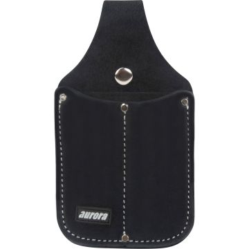 Utility Pouch, Knife Holder, Leather, 3 Pockets