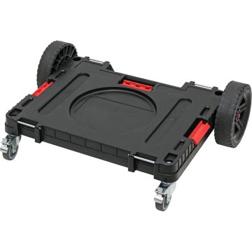 Arx All-Terrain Stackable Tool Storage Dolly — External Dimensions: 29.5" x 21.3" x 8.8", Max. Load Capacity: 264 lbs. — Supp