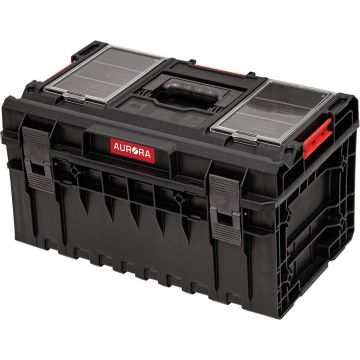 Arx 23" Stackable Toolbox, 38L, IP66 Dust & Water Protection, Black — Colour: Black, Overall Depth: 23", Overall Width: 15-1/