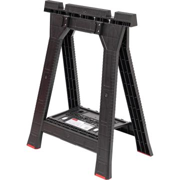 Arx™ Collapsible & Portable Sawhorse with Tool Shelf — Maximum Capacity For 2 Sawhorses: 771 lbs., Dimensions: 30" H x 23" W 