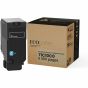Ecotone Cartouche de toner cyan remis à neuf pour Lexmark 71C10C0