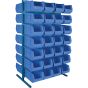Double-Sided Stationary Bin Rack, 36" W x 24" D x 61" H, 56 Bins