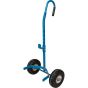 Cylinder Cart, 600 lbs Capacity, Flat-Free Wheels, P-Handle