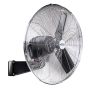 30" Industrial Oscillating Wall Fan, 3-Speed, All-Metal