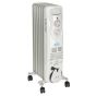 7-Fin Electric Oil-Filled Heater, 5120 BTU, Portable