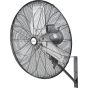24" Industrial Oscillating Wall Fan, 2-Speed, All-Metal