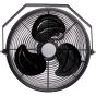 12" Industrial Workstation Fan, 3-Speed, Powder-Coated