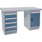 Industrial Workbench, 60" W x 24" D, 2500 lbs Capacity