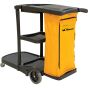 Commercial Janitorial Cleaning Cart with Storage & Wheels