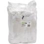 White Recycled Cotton Wiping Rags, 25 lbs