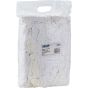 White Recycled Fleece Wiper Rags, 10 lbs, Low-Lint