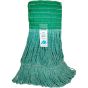 Wide-Band Loop Mop Head, Antimicrobial Cotton/Rayon Blend