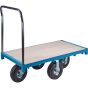 Heavy-Duty Platform Truck, 48" x 30", 1200 lbs, Pneumatic