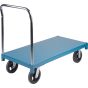 Heavy-Duty Platform Truck, 48" x 30", 2000 lbs, Rubber Casters
