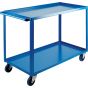 Heavy-Duty 2-Tier Shelf Cart, 1200 lbs, 24"W x 51"D