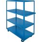 Heavy-Duty 4-Tier Shelf Cart, 24" W x 48" D, 1200 lb Capacity
