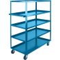 Heavy-Duty 5-Tier Shelf Cart, 24" W x 51" D, 1200 lb Capacity