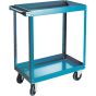 2-Tier Shelf Cart, 24" W x 36" D, 900 lbs. Capacity, Kleton Blue