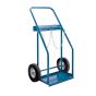 Gas Cylinder Cart, 1000 lbs, Semi-Pneumatic, 19"x10" Base