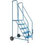 4-Step Steel Rolling Trailer Access Ladder, 22" W, 37" H