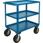 3-Tier Outdoor Shelf Cart, 18" x 33", 1200 lbs Capacity