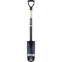 Drain Spade Shovel, 14" Tempered Steel Blade, D-Grip