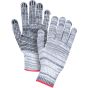 7 Gauge Poly/Cotton Dotted String Knit Gloves, Single Sided