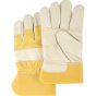 Grain Cowhide Furniture Leather Gloves, Cotton Lined, Large