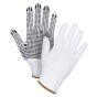 Dotted String Knit Gloves, Poly/Cotton, 7 Gauge, Large