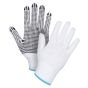 Dotted String Knit Gloves, Poly/Cotton, 7 Gauge, X-Large