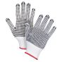 Small 7-Gauge Poly/Cotton Double-Sided Dotted Knit Gloves