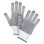 7 Gauge Poly/Cotton Double-Sided Dotted Knit Gloves, Medium