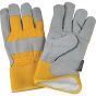 Winter-Lined Split Cowhide Fitter Gloves with Thinsulate™
