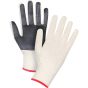 7 Gauge Poly/Cotton Palm-Coated String Knit Gloves, Small
