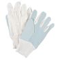 Large Split Cowhide Palm Work Gloves, Breathable Cotton Back