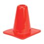 6" Orange PVC Traffic Cone - Flexible & Durable