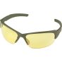 Z2000 Series Anti-Scratch Safety Glasses, Green Frame