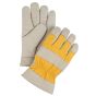 Premium Grain Pigskin Winter Work Gloves, Foam Fleece Lined