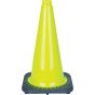 Cône de signalisation PVC vert lime de qualité supérieure 18 po