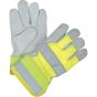High-Visibility Split Cowhide Fitter Gloves, Large
