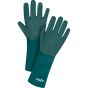 PVC Double Dipped Green Gloves, 70-mil, 14-inch, Cotton Lined